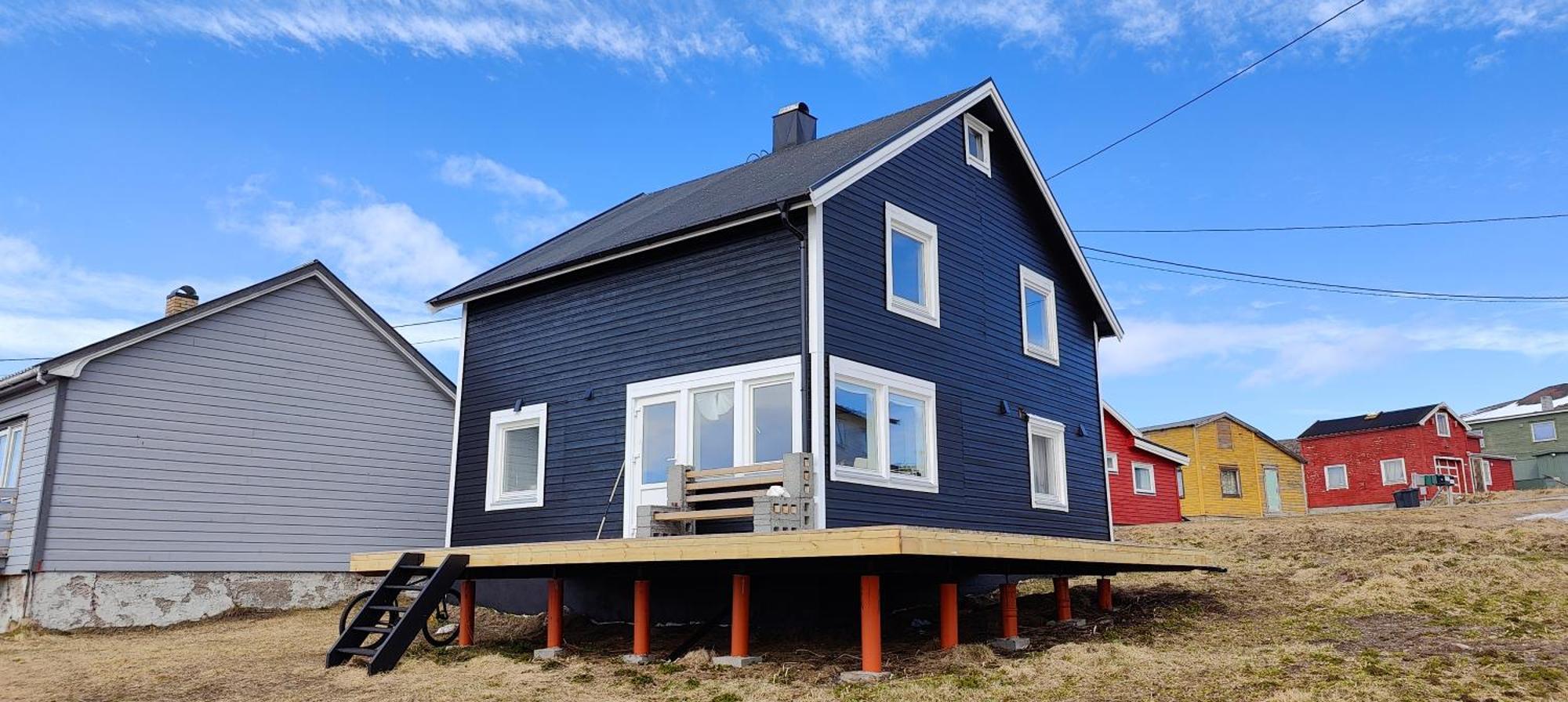 Barents Sea Window Apartment Ytre Kiberg Bagian luar foto